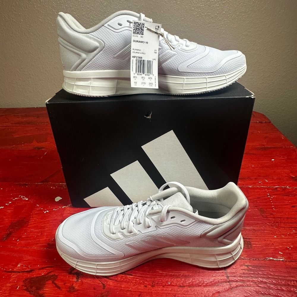 Adidas Duramo 10 Women Running Shoes White Size 10 HP2368 New‎ in box